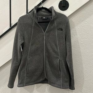 Women’s grey North Face fleece jacket
